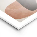 affiche avec des formes organiques abstraites superposees de couleur marron et o lightpanel.webp