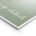 affiche avec des formes rectangulaires et courbes aux couleurs vert sauge jaune lightpanel.webp