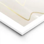 affiche avec des lignes dorees sinueuses sur fond beige texture pour une decorat lightpanel.webp