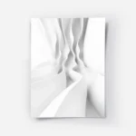 affiche avec des lignes douces et ondulantes en degrade de blanc et gris clair c.webp