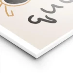 affiche avec des lunettes de soleil noires et marron et le texte je ne sais quoi lightpanel.webp