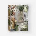 affiche avec des mains et des fleurs blanches un livre un arrosoir vert et des o.webp