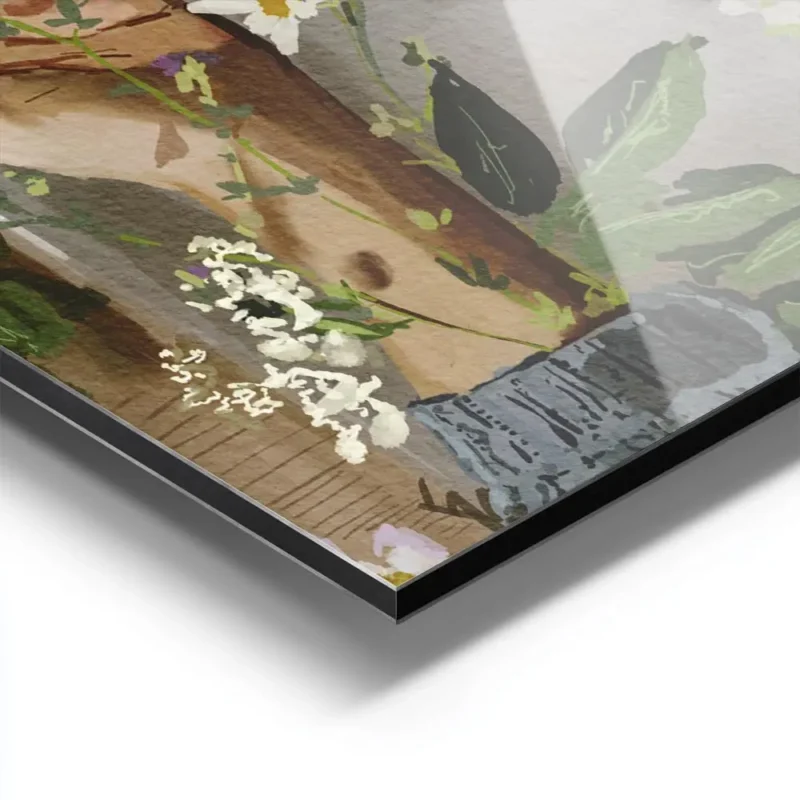 affiche avec des mains et des fleurs blanches un livre un arrosoir vert et des o aluminium.webp