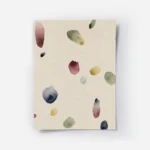 affiche avec des taches de peinture abstraites et organiques aux couleurs variee.webp