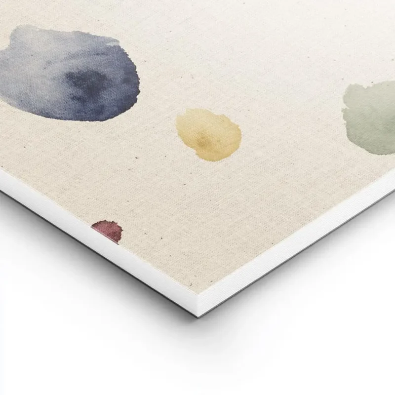 affiche avec des taches de peinture abstraites et organiques aux couleurs variee lightpanel.webp