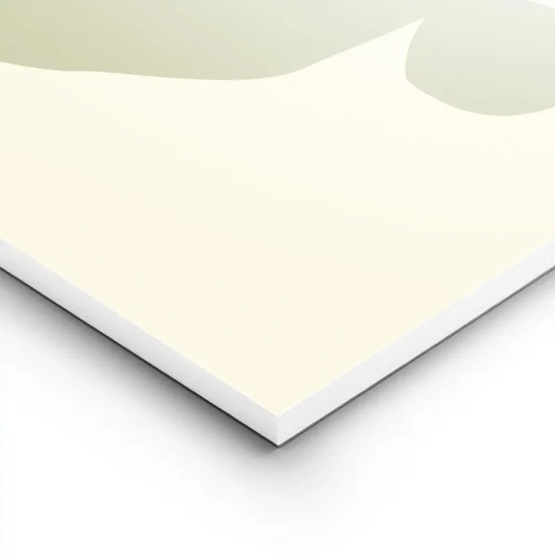 affiche avec dessin minimaliste dune plante verte dans un pot beige sur fond cre lightpanel.webp