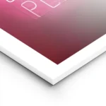 affiche avec enseigne au neon rose fonce this must be the place sur fond sombre lightpanel.webp