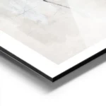 affiche avec esquisse de corps nu en noir sur fond aquarelle beige et gris offra aluminium.webp