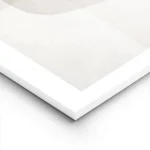 affiche avec formes abstraites en beige blanc et gris fonce sur fond texture ave lightpanel.webp