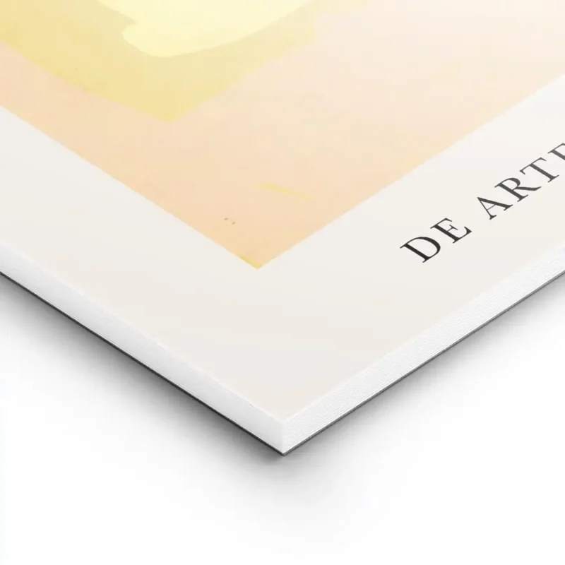 affiche avec formes abstraites roses et jaunes sur fond clair avec du texte en t lightpanel.webp