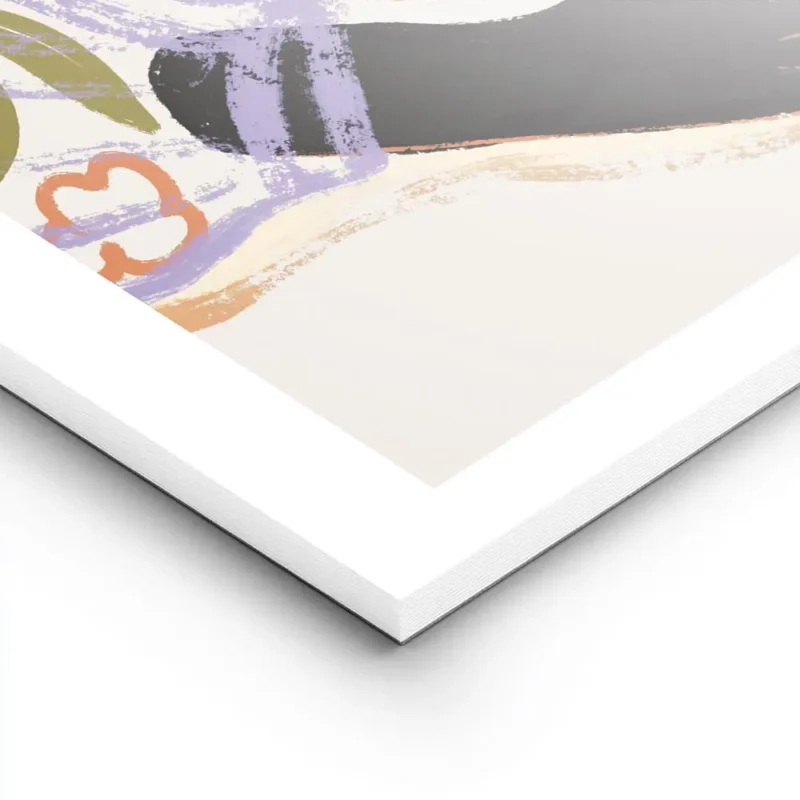 affiche avec illustration de deux mains noires aux manches fleuries et violettes lightpanel.webp