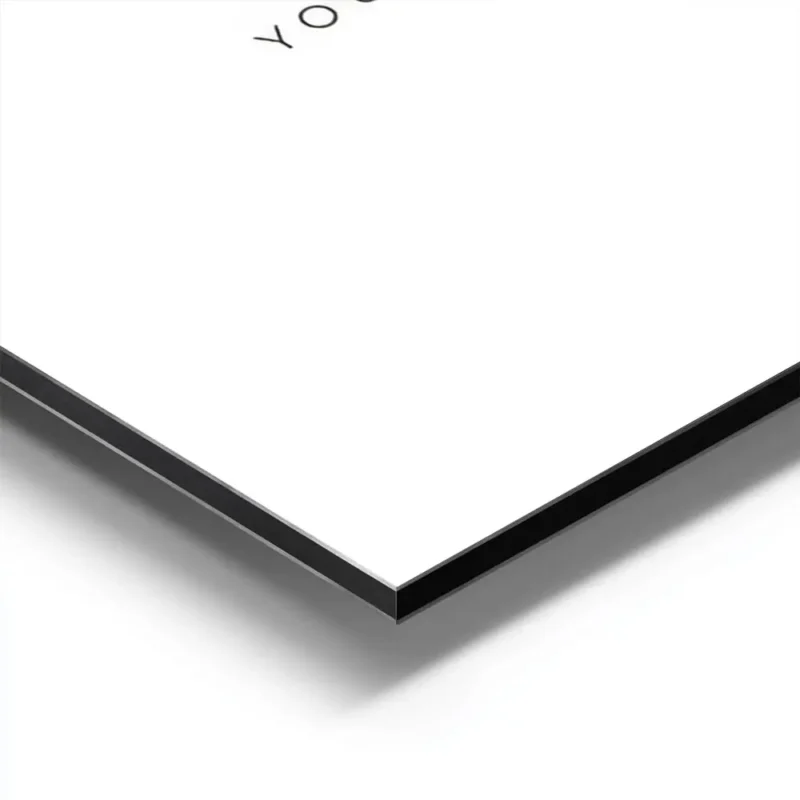 affiche avec la citation when you love what you have you have everything you nee aluminium.webp