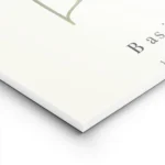 affiche avec la lettre b formee par une plante verte et du texte personnalisable lightpanel.webp