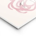 affiche avec le mot arrivederci en typographie noire surmontant une esquisse flo lightpanel.webp