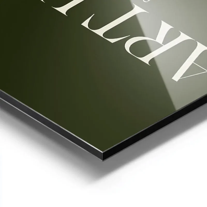 affiche avec les mots arthas no rules en grandes lettres blanc casse sur fond ve aluminium.webp