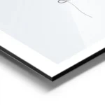 affiche avec lillustration graphique dun ballon vert sur fond gris le texte drea aluminium.webp