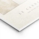 affiche avec neuf carreaux beiges et marron clair certains avec des formes en de lightpanel.webp