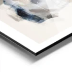 affiche avec peinture a laquarelle abstraite aux coups de pinceau beige et bleu aluminium.webp