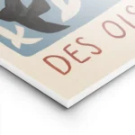 affiche avec typographie rouge des oiseaux illustrant des oiseaux volant noirs e lightpanel.webp