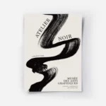 affiche avec un coup de pinceau noir audacieux et le texte atelier noir sur fond.webp