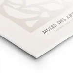 affiche avec un motif abstrait beige et texte noir style typographie sur fond cl lightpanel.webp
