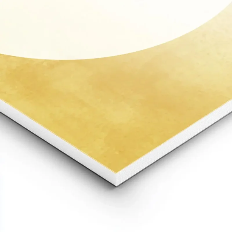 affiche avec un soleil jaune pale et des oiseaux noirs volant autour sur fond te lightpanel.webp