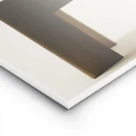 affiche avec un texte noir quiet confidence danish design et une chaise danoise lightpanel.webp