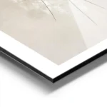 affiche avec un visage de femme en illustration ses mains sur son visage fond be aluminium.webp