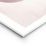 affiche avec une feuille de fougere noire devant un cercle rose fonce sur fond r lightpanel.webp