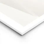 affiche avec une forme abstraite incurvee doree et beige sur fond gris clair lightpanel.webp