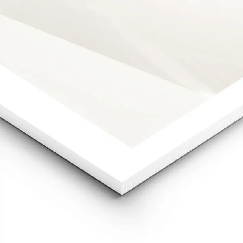 affiche avec une forme abstraite incurvee doree et beige sur fond gris clair lightpanel.webp