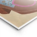 affiche avec une illustration de pieds chausses de mocassins marron a talons et lightpanel.webp