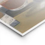 affiche avec une nature morte de bouteille de vin verre a pied et verre a whisky lightpanel.webp