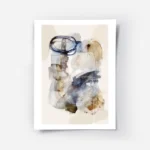 affiche avec une peinture a laquarelle abstraite aux coups de pinceau bleus et b.webp