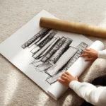 affiche avec une pile de livres sur la mode enroule.webp