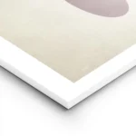 affiche avec une silhouette de cerf rouge sur fond beige typographie aquarelle f lightpanel.webp