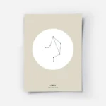 affiche balance avec illustration astrologique noire sur cercle blanc texte libr.webp