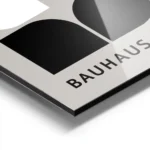 affiche bauhaus abstraite avec formes geometriques noires et blanches sur fond g aluminium.webp