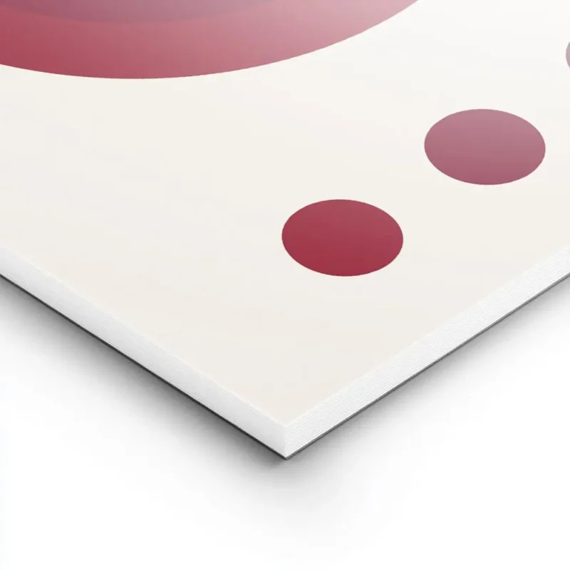 affiche bauhaus avec cercles rouges concentriques typographie bauhaus et lannee lightpanel.webp