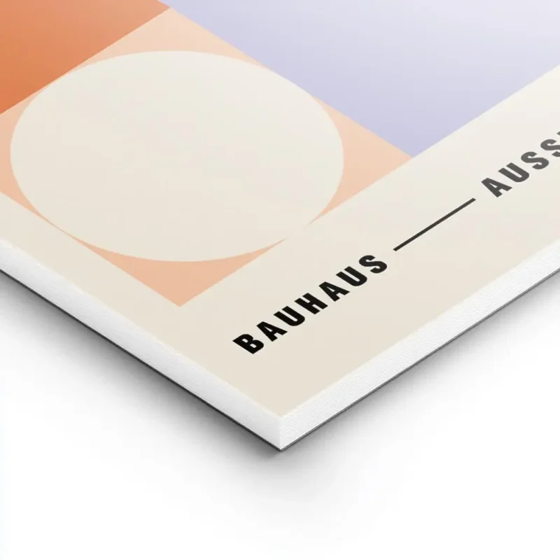 affiche bauhaus avec des formes geometriques violettes et orange typographie noi lightpanel.webp