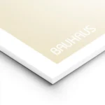 affiche bauhaus avec formes geometriques roses et oranges typographie bauhaus en lightpanel.webp
