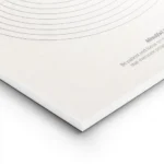 affiche beige avec texte embrace your pace et motif abstrait en demi cercles pou lightpanel.webp