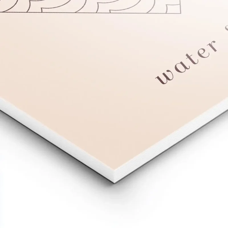 affiche beige avec un dessin feu et eau stylise en typographie et une illustrati lightpanel.webp