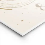affiche beige avec un il celeste au centre entoure de cercles et de symboles lun lightpanel.webp