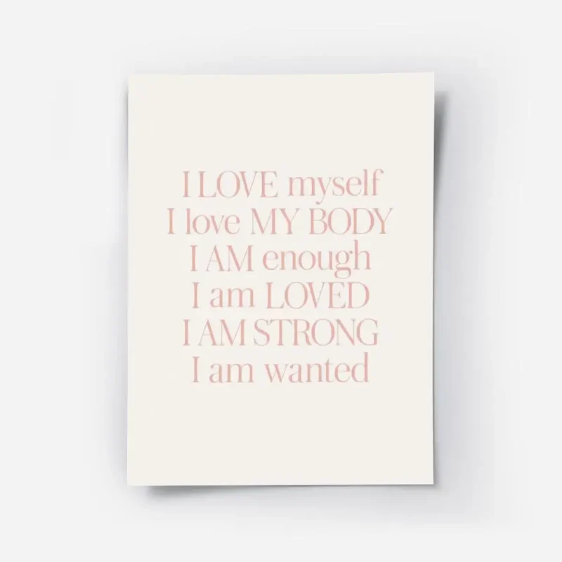 affiche beige clair avec typographie orange pastel disant je maime jaime mon cor.webp