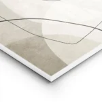 affiche beige graphics no1 illustration abstraite avec lignes noires et formes b lightpanel.webp