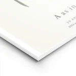 affiche botanique personnalisee avec illustration dune plante formant la lettre lightpanel.webp