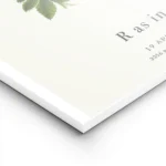 affiche botanique personnalisee avec la lettre r formee de feuilles vertes et de lightpanel.webp