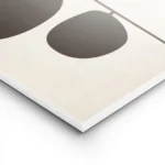 affiche botanique retro avec des feuilles marron sur fond beige texture lightpanel.webp