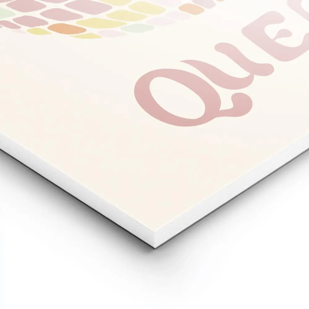 affiche boule disco retro coloree aux couleurs pastel avec typographie dancing q lightpanel.webp